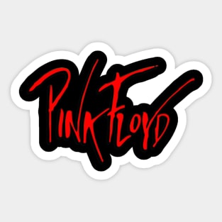 pink floyd red logo Sticker